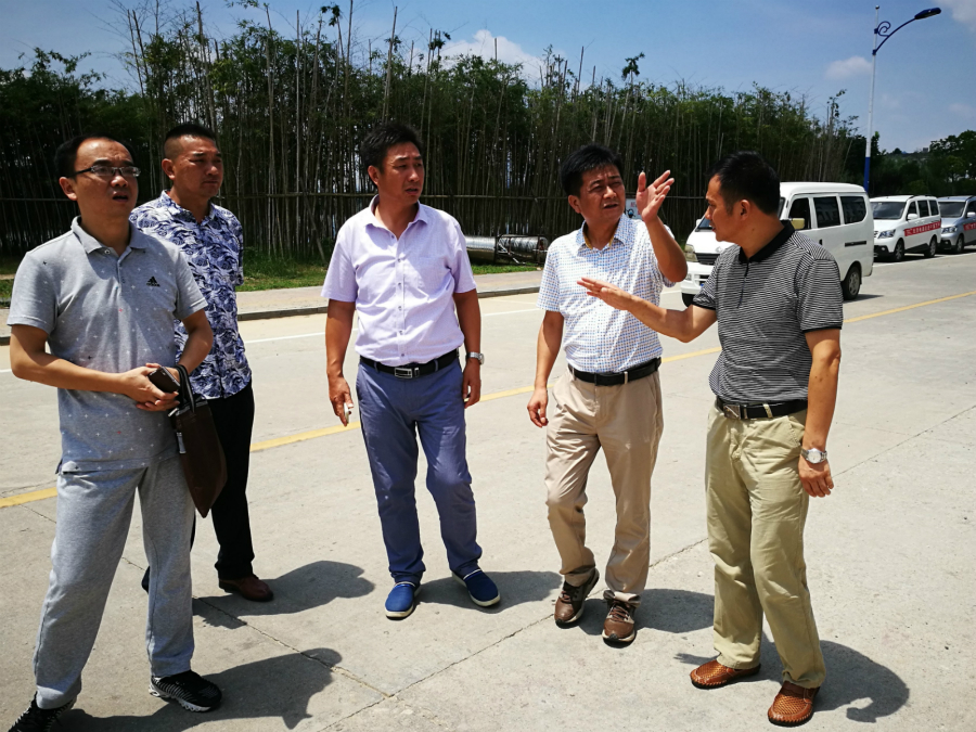 阮波督查赵朴初文化公园及寺前镇5A创建工作进展情况