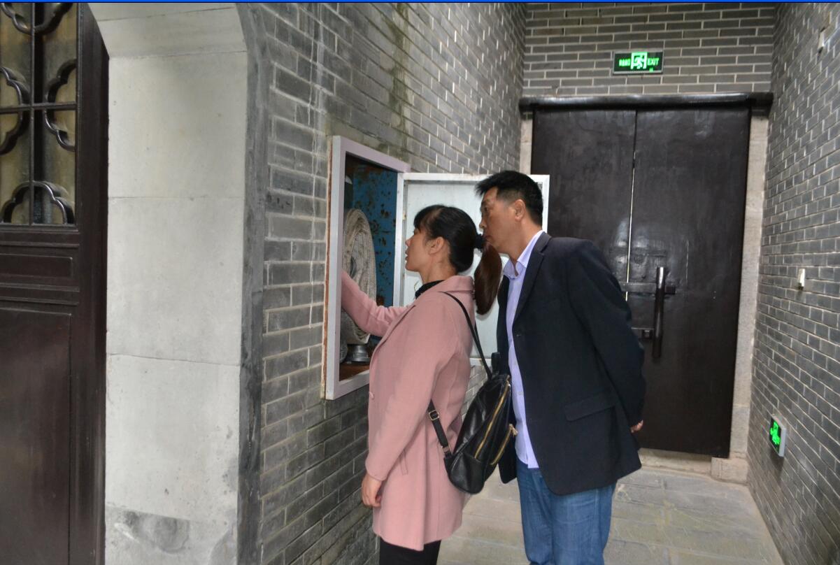 县旅游委对赵朴初文化公园开展安全检查