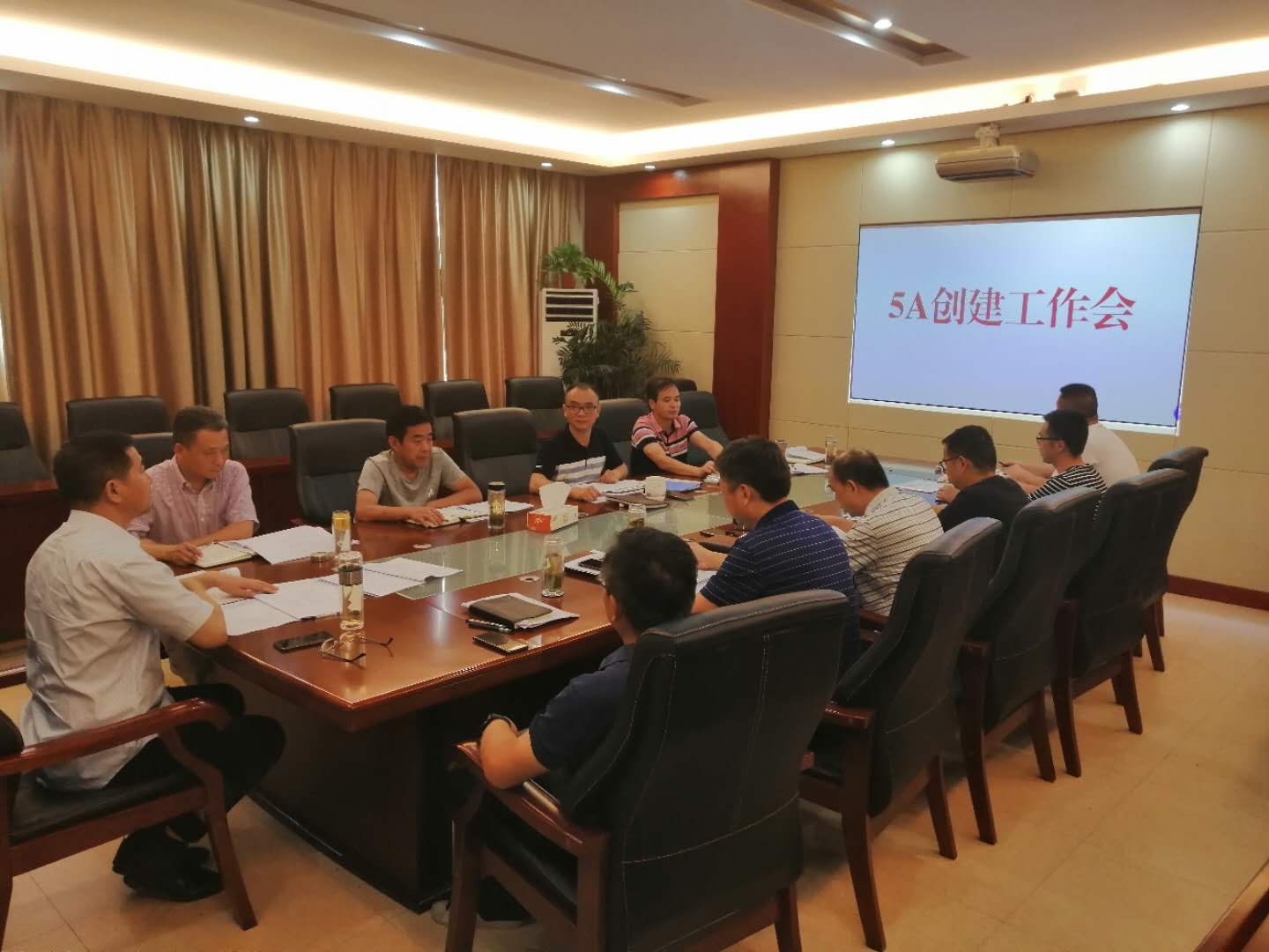 5A创建：县花管处着力推进创建工作