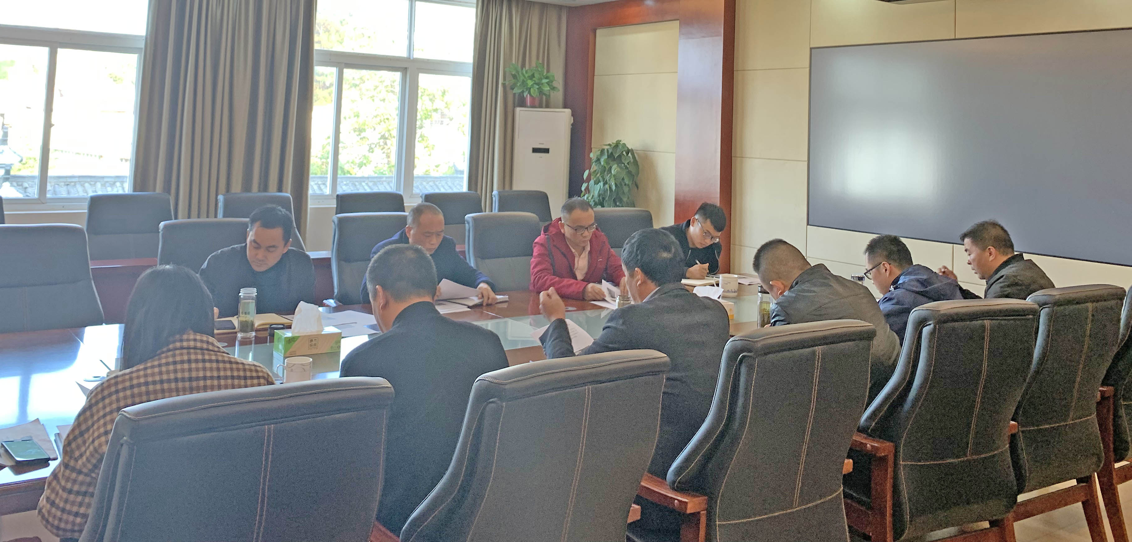 县花管处召开双创复查调度会