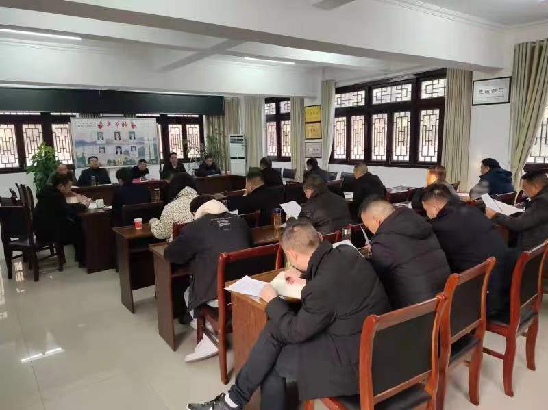 县花管处组织召开花亭湖集中整治专项行动动员会