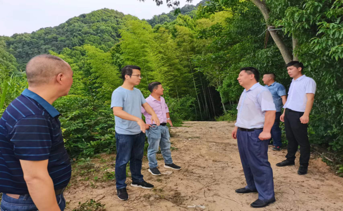 王丙宇到月亮湾调研项目建设