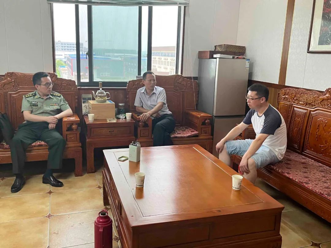 沈红明到企业走访调研